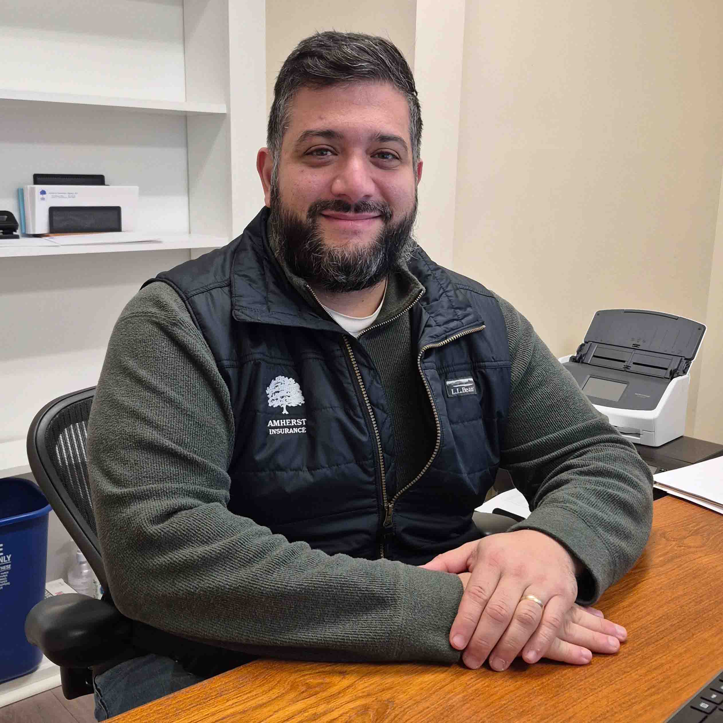 Portrait of Paul Clapp Jr., Accountant at Amherst Insurance